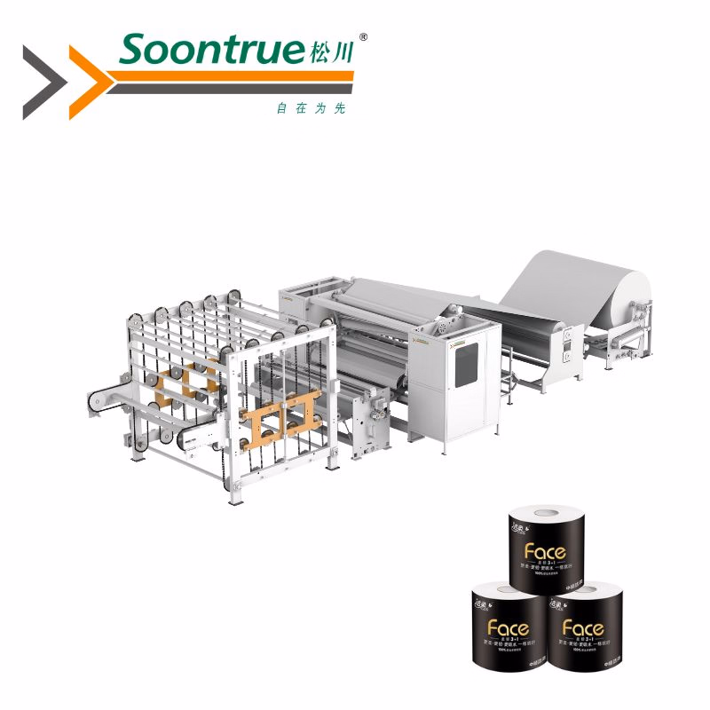 Reliable Toilet Paper Roll and Kitchen Towel Rewinder Making Machine with Rewinding Cutting Toilet Paper Roll Making Machine