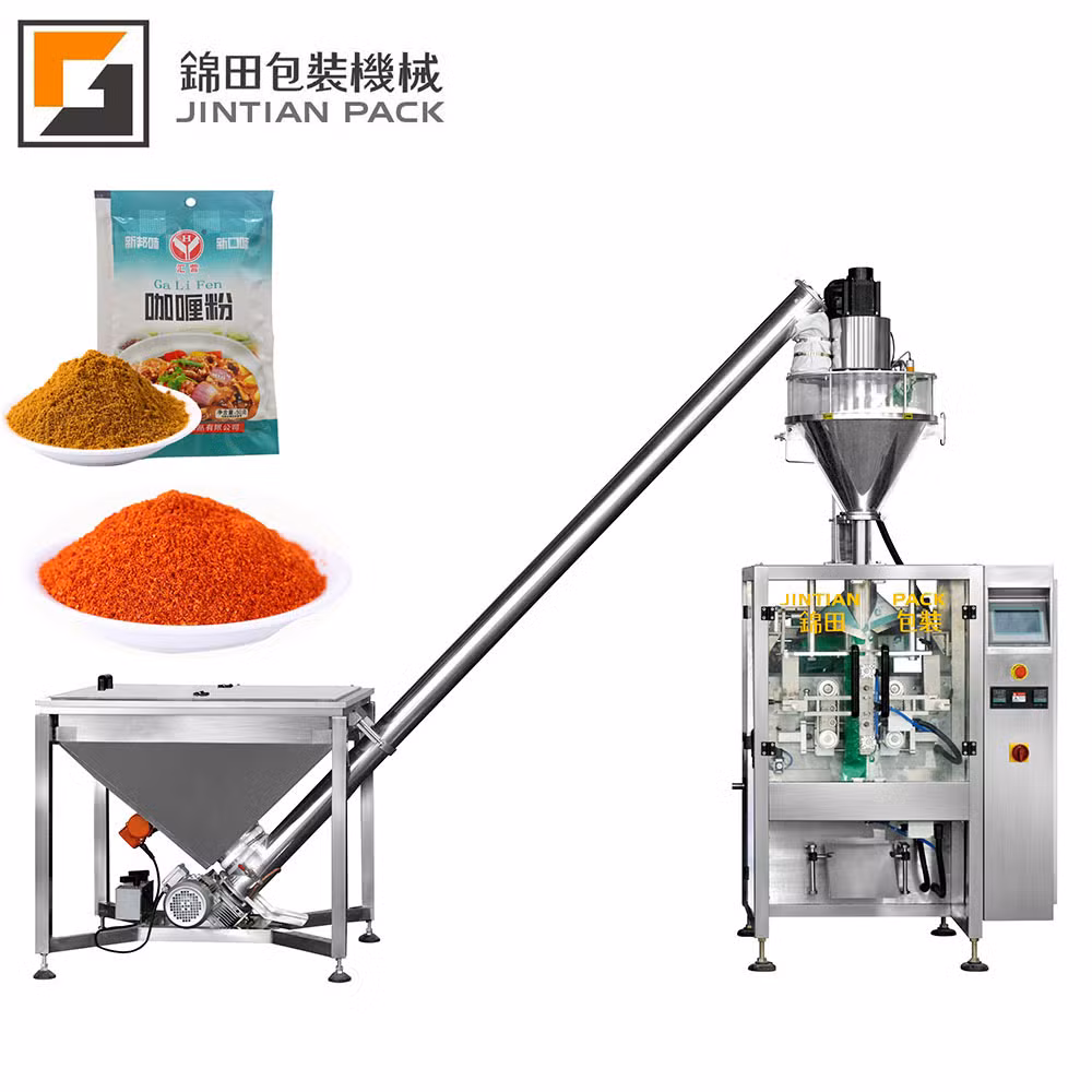 Automatic Vertical Coix Powder Seaweed Dried Marine Algae Powder Flour Spice Coffee Powder Food Packing Machine