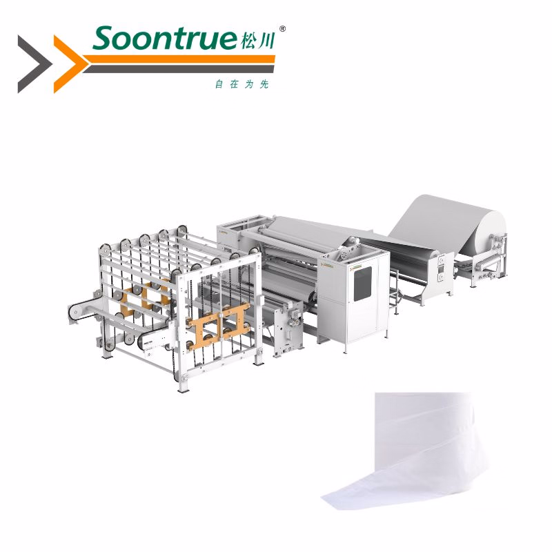 Automatic Toilet Paper Kitchen Towel Rewinder High Efficiency Rewinding Machine System Toilet Paper Roll Making Machine