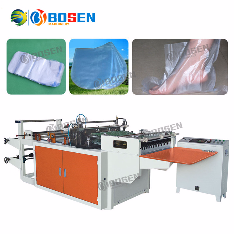 PVC Shrinkable Arc Shape Sealing Cutting Round Type Plastic Bag Making Machine