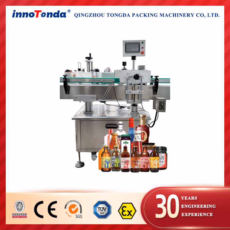Automaitc Single Face Labeling Machine for Round Bottles