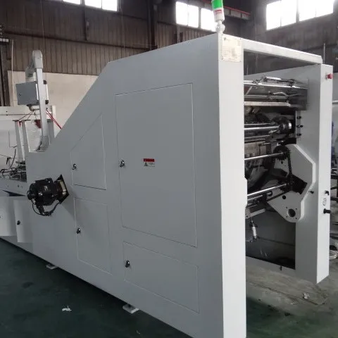 Twisted Handle Kraft Paper Bag Making Machine with Pneumatic or Hydraulic Lifting Structure#20-80 Pcs/Min Paper Bag Make