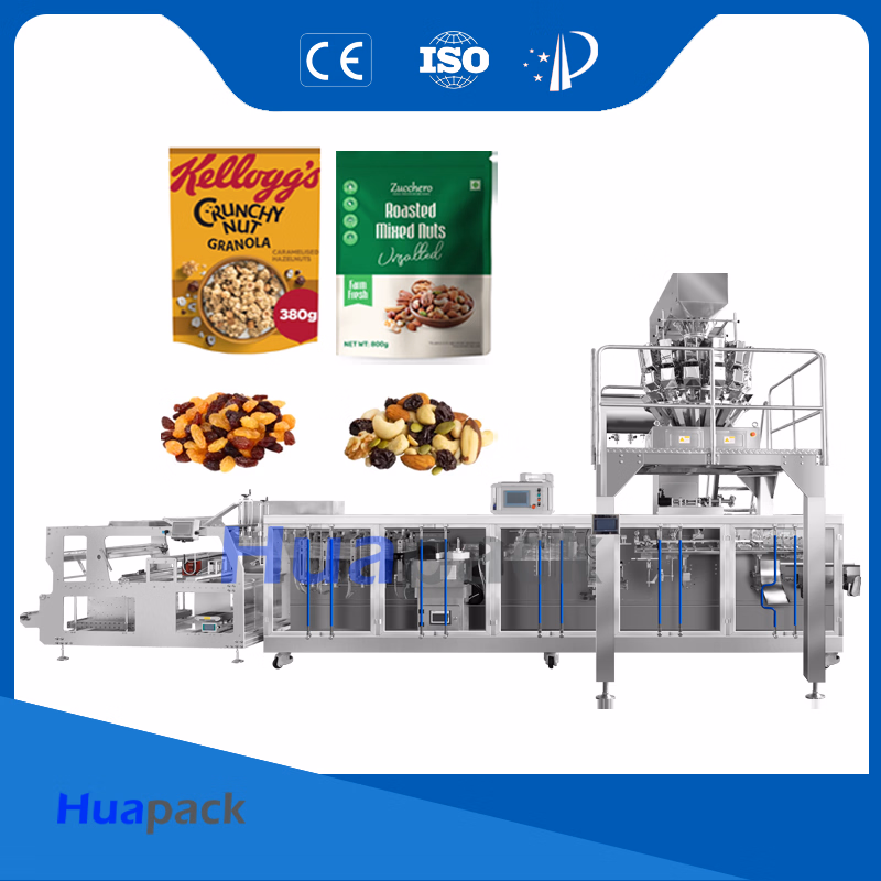 Fully Automatic Stand up Pouch Doypack Bag Sachet Filling Sealing Packing Packaging Line