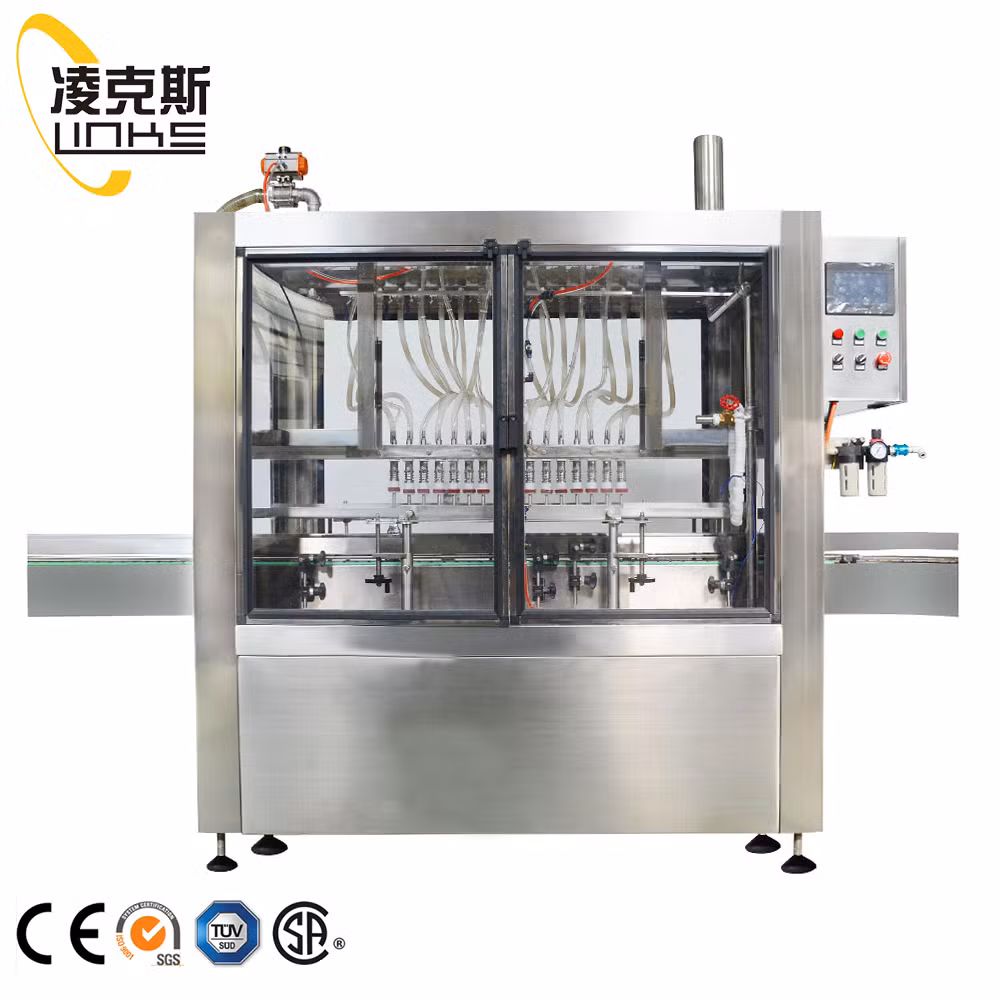 LK-3000 Automatic Cooking Oil Bottle Filling Line, 500 mL–20 L