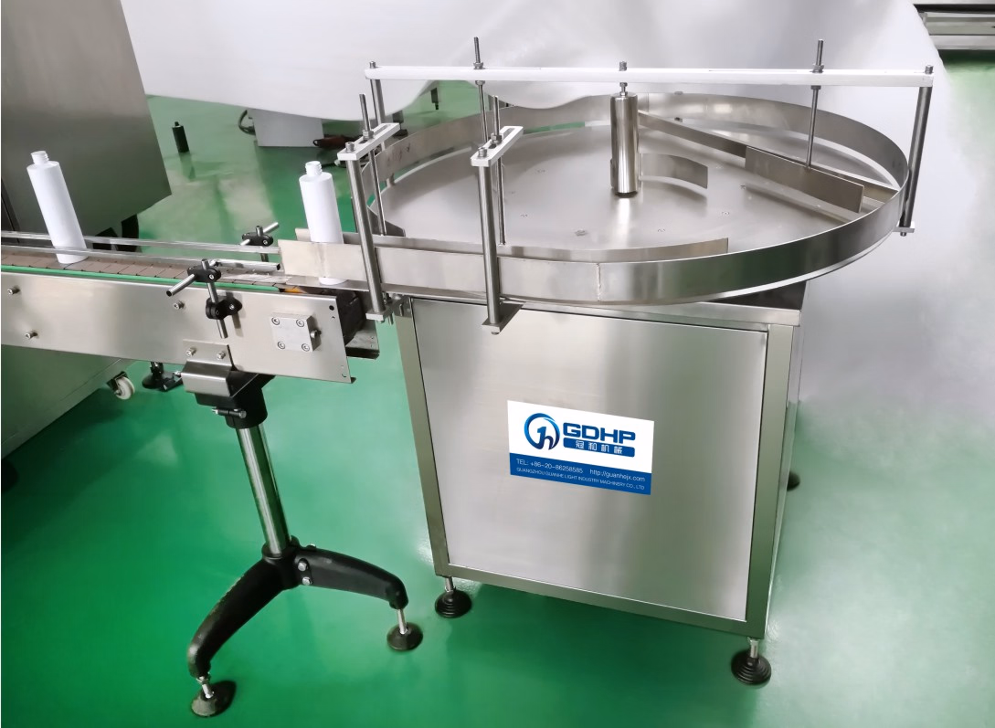 GuanHe Fully Automatic 4-Head Juice and Viscous Liquid Bottling Line, 240–500 g, 25 BPM