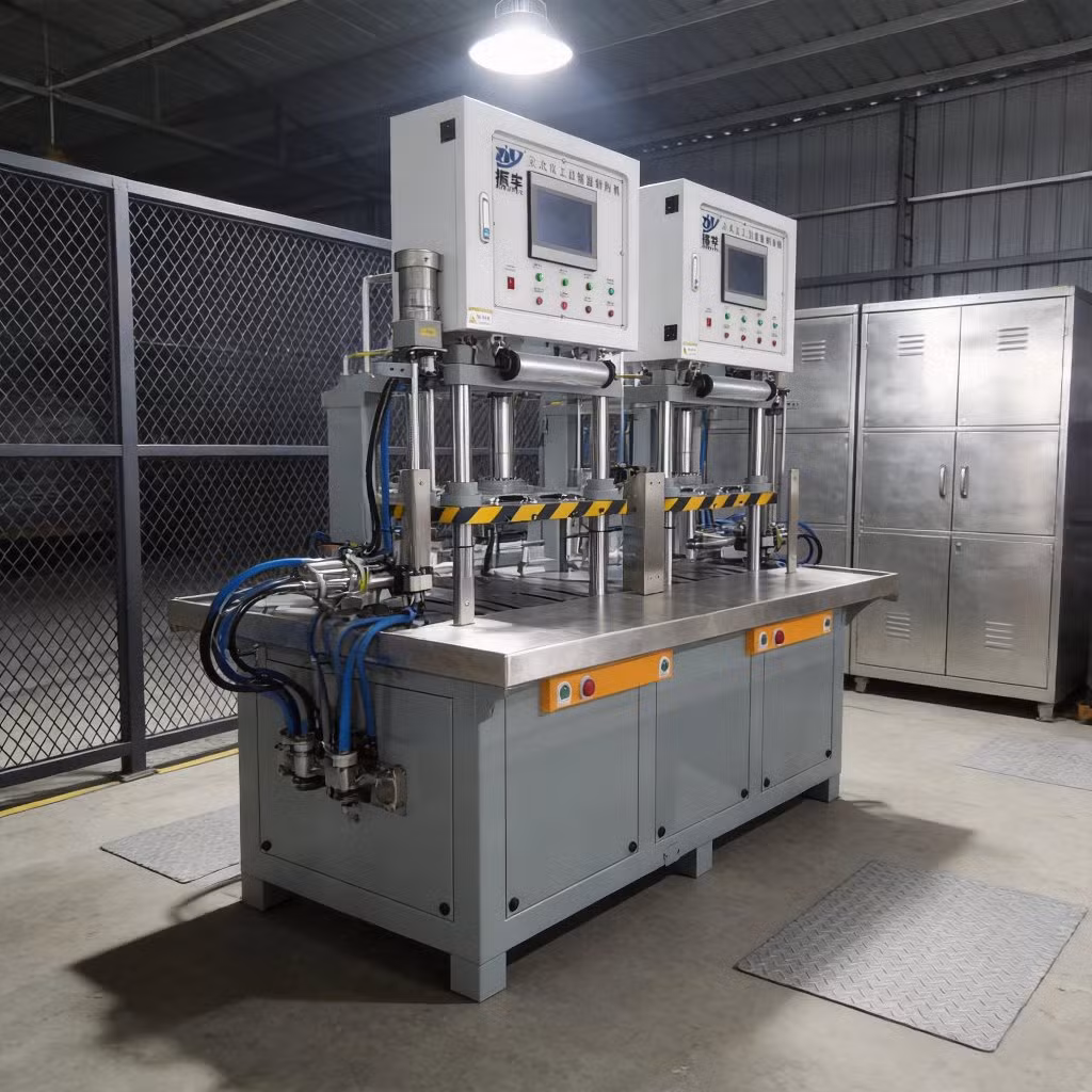 10T Dual-Station Vertical Hydraulic Wax Injection Machine for Lost-Wax Casting