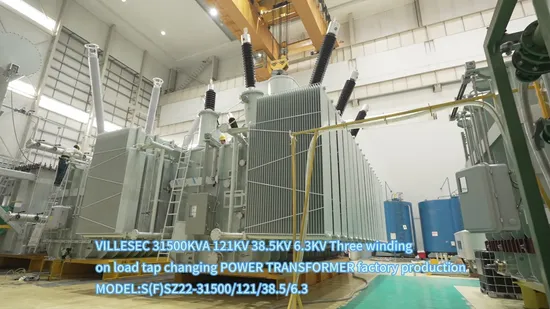 Ville Sz22-16000/ kVA 38.5kv Three Phase Oil Immersed on Load Tap Changing Power Transforme