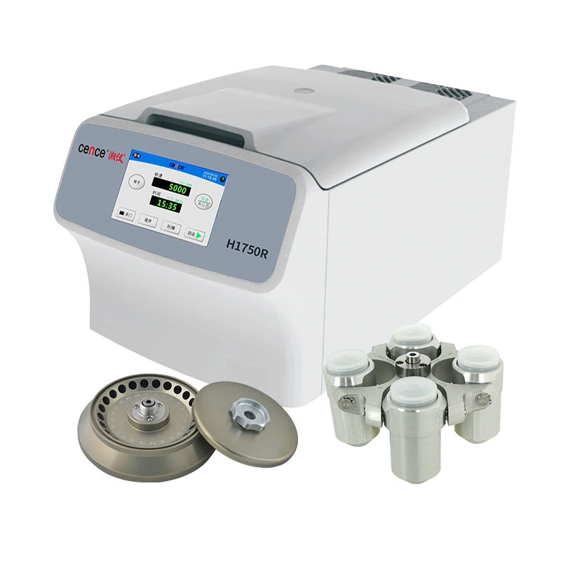 Tabletop High Speed Centrifuge H1750R with 18500rpm Max Speed 29302xg Max RCF and 4x100ml Swing Rotor