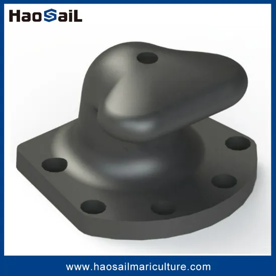 Marine Steel Cast Iron Fixed Deck Wharf Bollard of Marine Equipment - Cast Bollard and Steel Bollard