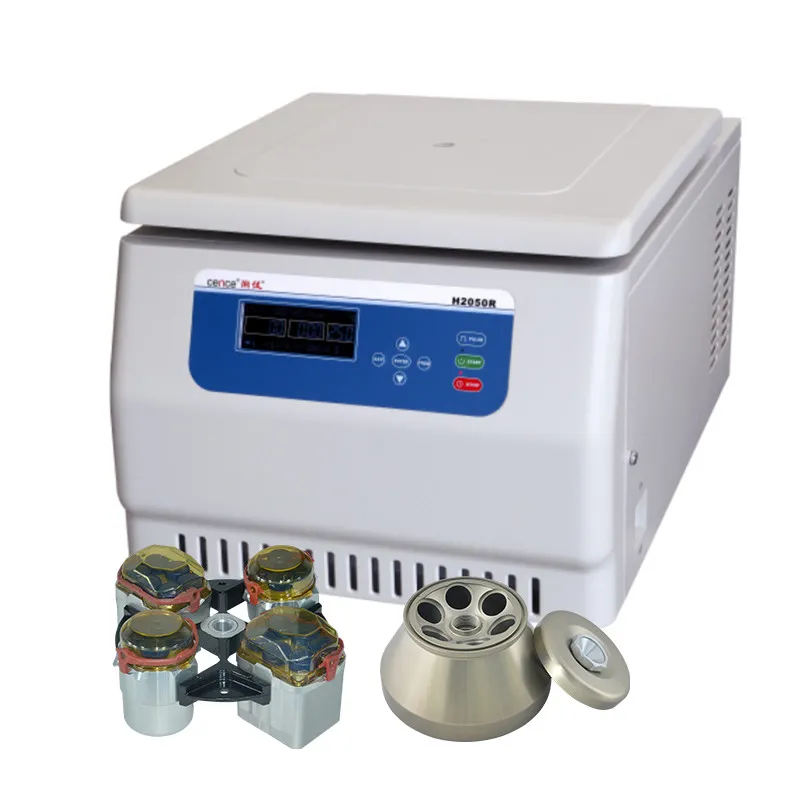 Benchtop Large Capacity Centrifuge H2050R With 4*750ml Swing Rotor