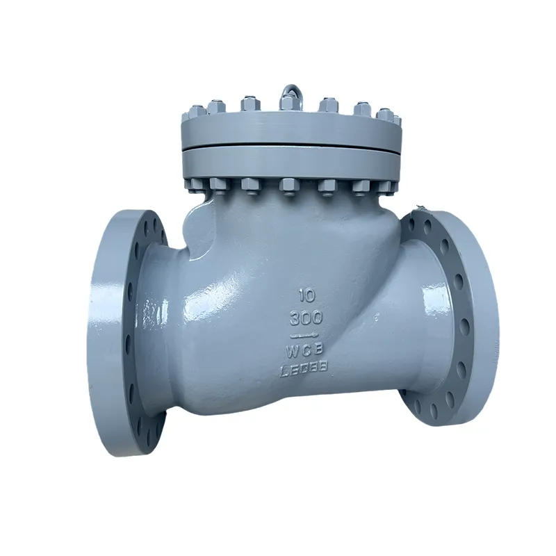 10 Inch Swing Check Valve Body Material WCB 300LB RF Flange Manufacturer & Factory - WKT VALVE