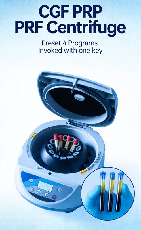 PG Spinplus (PRF /CGF) CENTRIFUGE Blood Separation Machine Clinical 4,000rpm Lab Equipment
