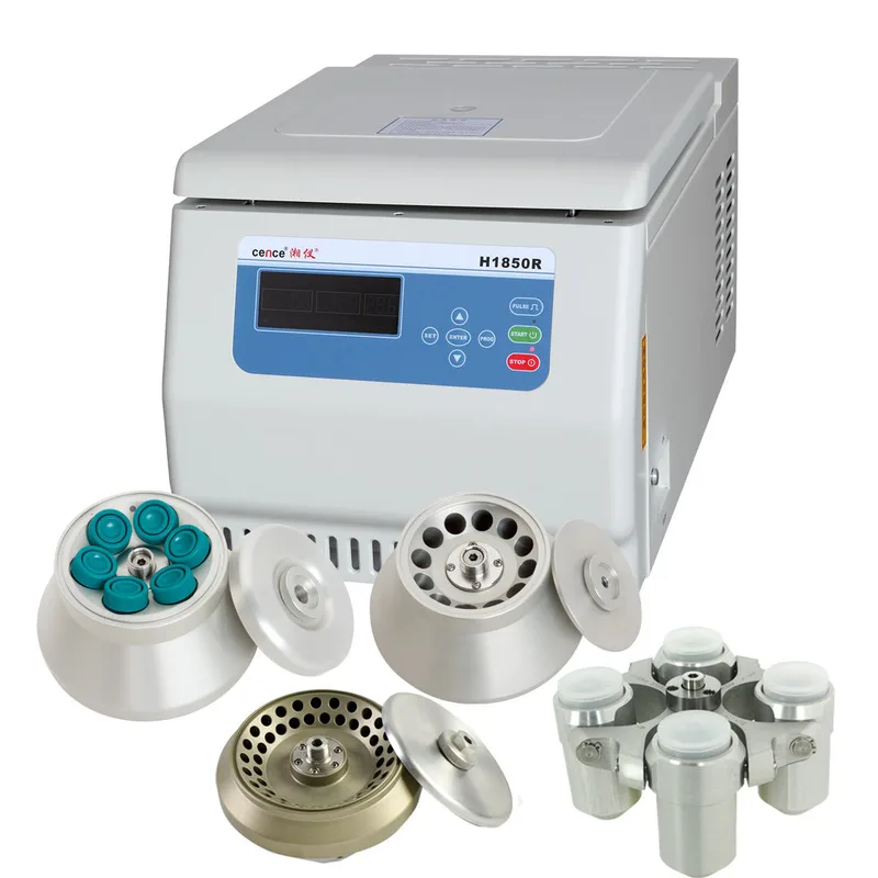 H1850R High Speed 18500rpm Refrigerated Centrifuge Machine for Laboratory Use with CE/TUV/ISO9001:2008 Certification and Noise Level