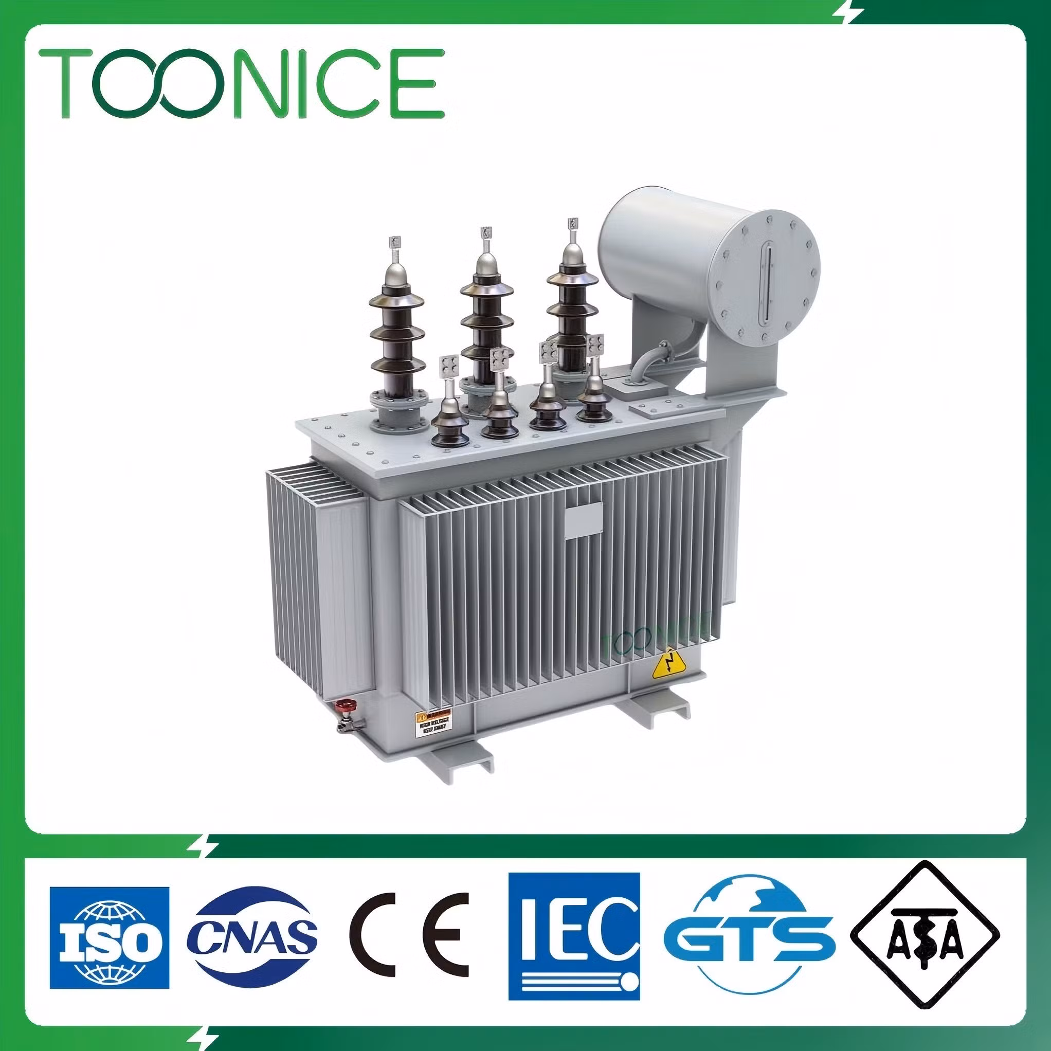 Toonice Oil Immersed Transformer Electrical Power Distribution Transformer 50kVA 100kVA 150kVA 200kVA