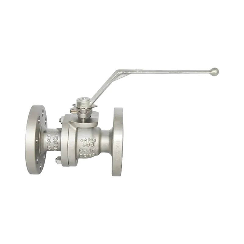 CF8M Cast Steel Floating Ball Valve Reduced Bore 2" x 1½" Reducing 300LB RF Flanged Manufacturer & Factory - WKT VALVE
