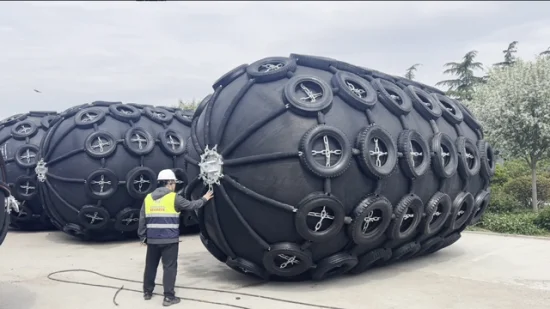 50 k. Pa / 80 k. Pa Floating Pneumatic Rubber Fender for Ship-to-Ship and Ship-to-Port Use