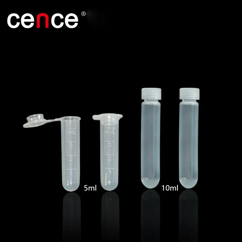 5ml and 10ml High Speed Centrifuge Tubes Made of PPCO for Centrifuge Classification