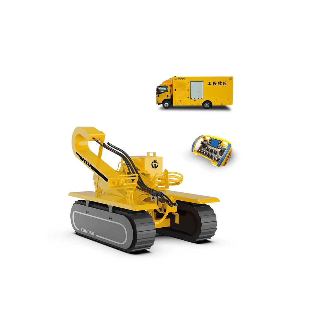 Lightweight remote control drainage robot for rescue