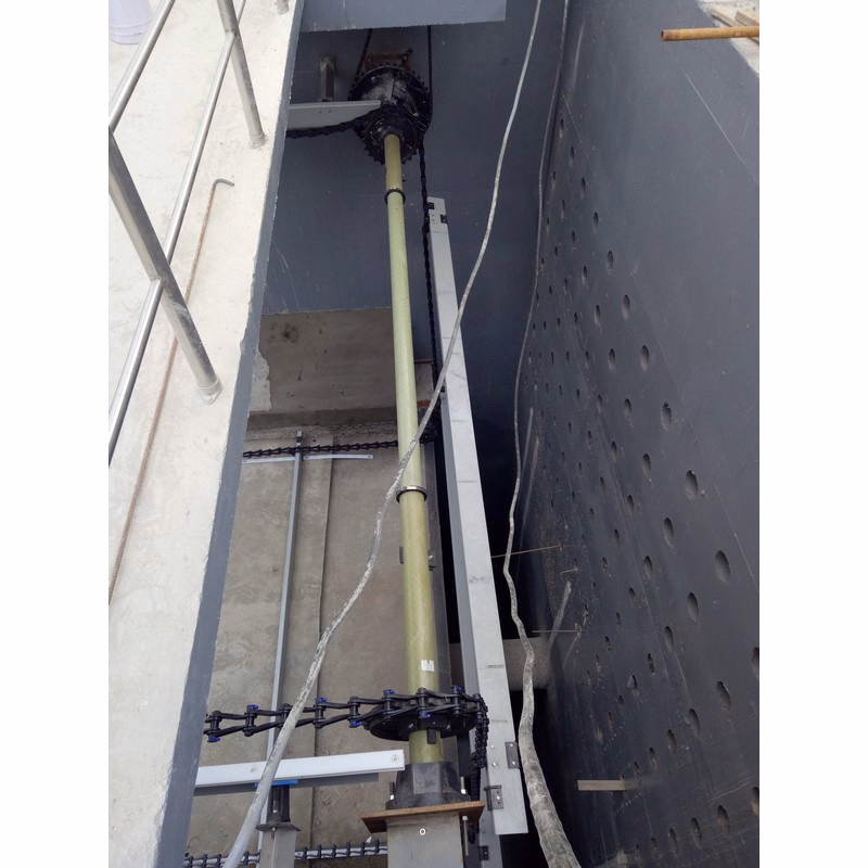 Horizontal Flow Scraper for Improved Sedimentation Tank Performance