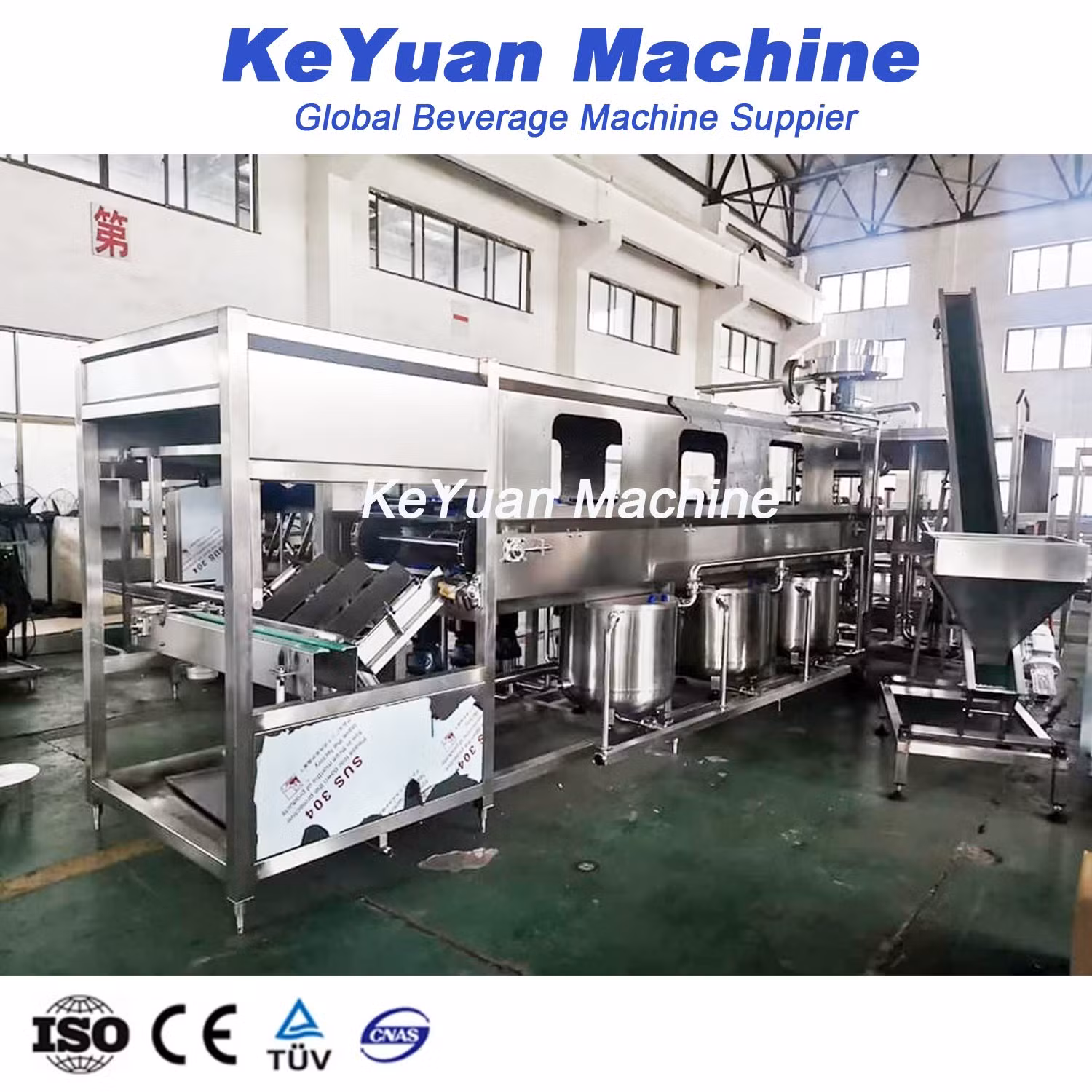 450bph 5 Gallon/20L Barrel Bottle Pure/Drinking Water Filling/ Bottling/ Packing Production Machine