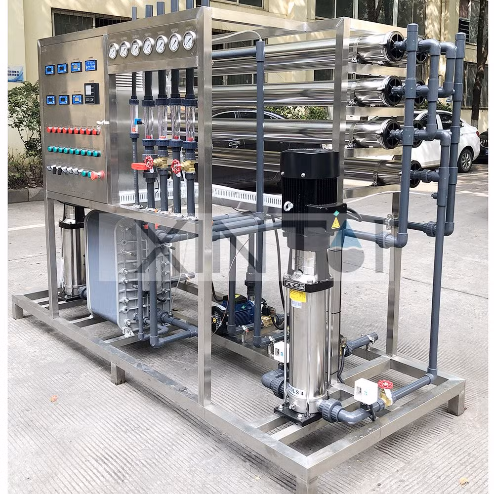 1500 Liters/Hour Ultrapure Water Demineralized Water Filters Two Stage Osmosis Reverse System+EDI Super High Resistivity Pure Water