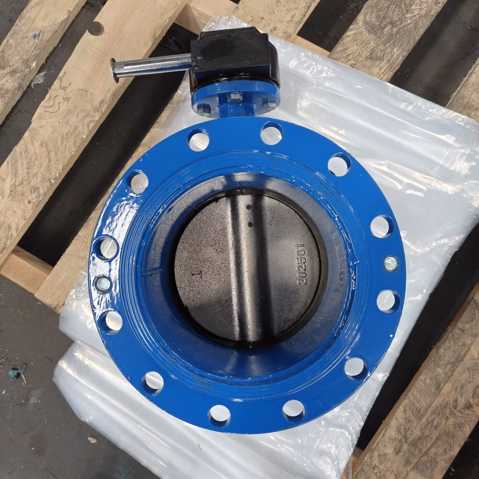 Reliable Flanged Butterfly Valve Featuring Worm Gear and Limit Switch