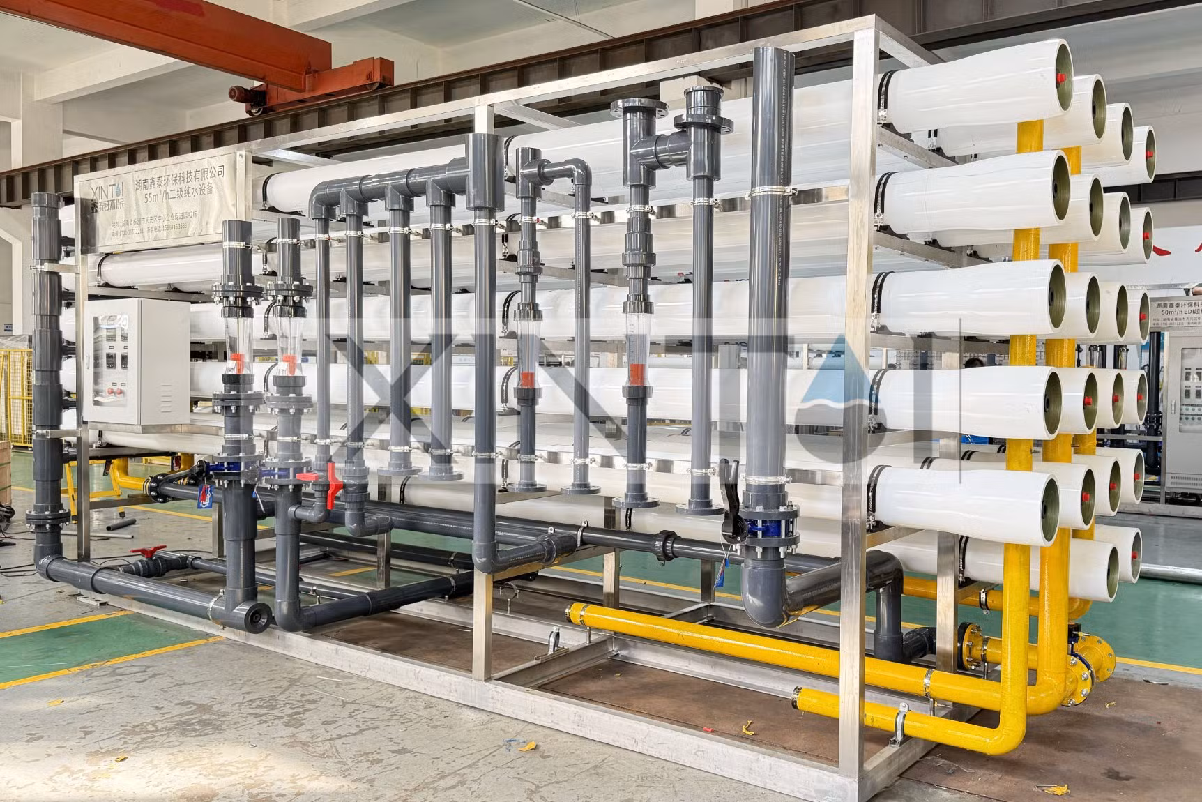 Specialized RO Water Plant Osmosis Inverse System Purification Water for Food Factory Well Water Treatment 55m3/H