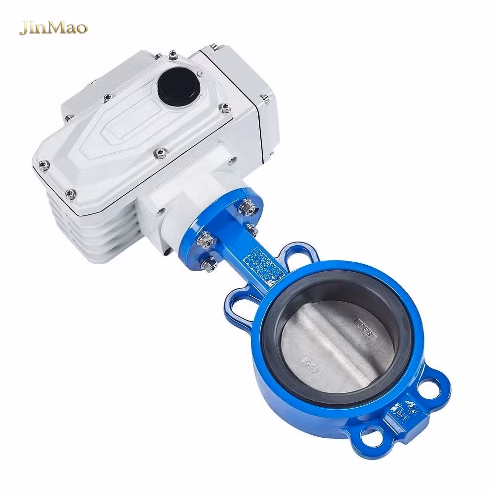 Chemical Plant Electric Butterfly Valve for Acid and Alkali Medium Conveying Pipeline