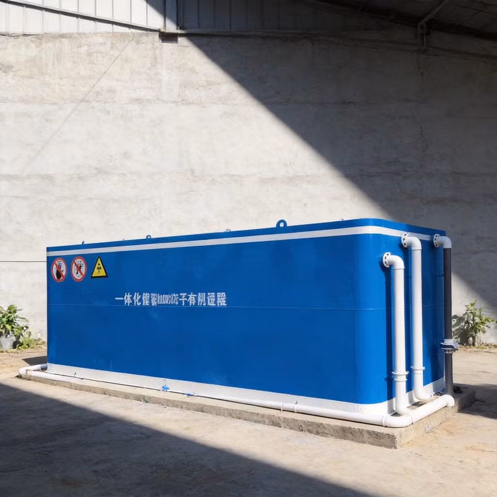 Slaughterhouse Chemical Integrated Industrial Wastewater Treatment Station Equipment