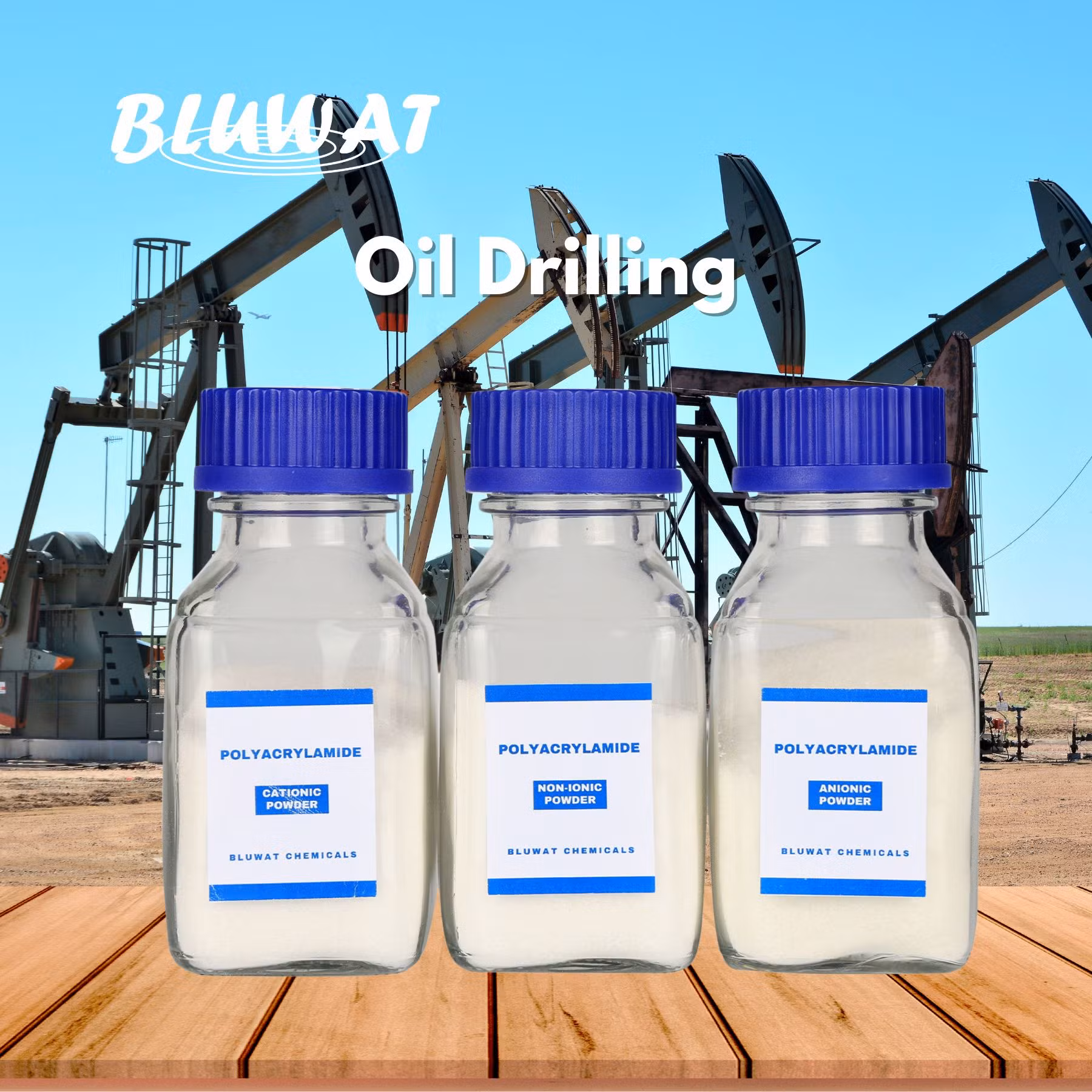 Cationic Anionic Nonionic Polyacrylamide Powder PAM Polyelectrolyte Flocculant for Middle East Oilfield Drilling Operations Polymer