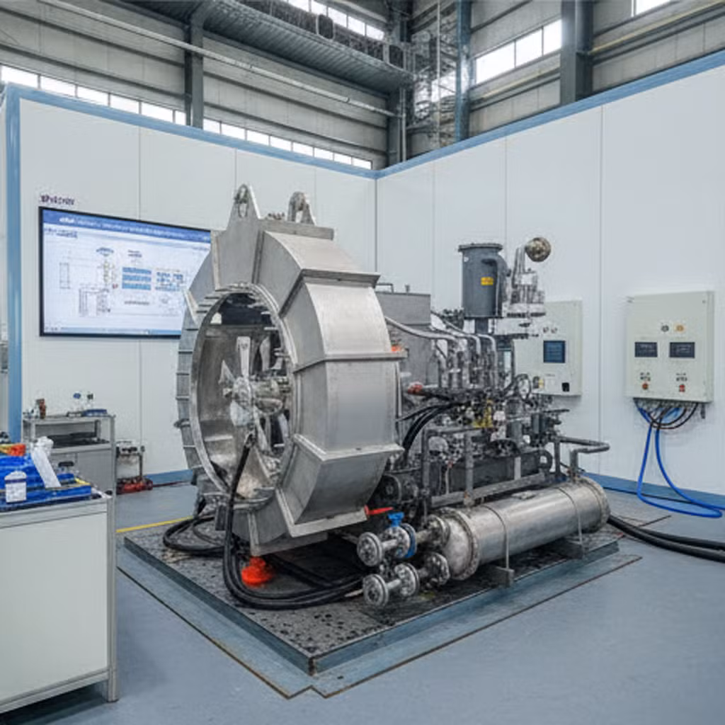 Versatile Steam Compressor for Pharmaceutical Wastewater Treatment with Split Base Design