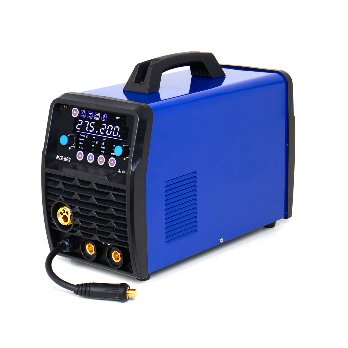 MIG-205 200A 4-in-1 Synergic MIG Welder Dual Voltage 110/220V | Doughty